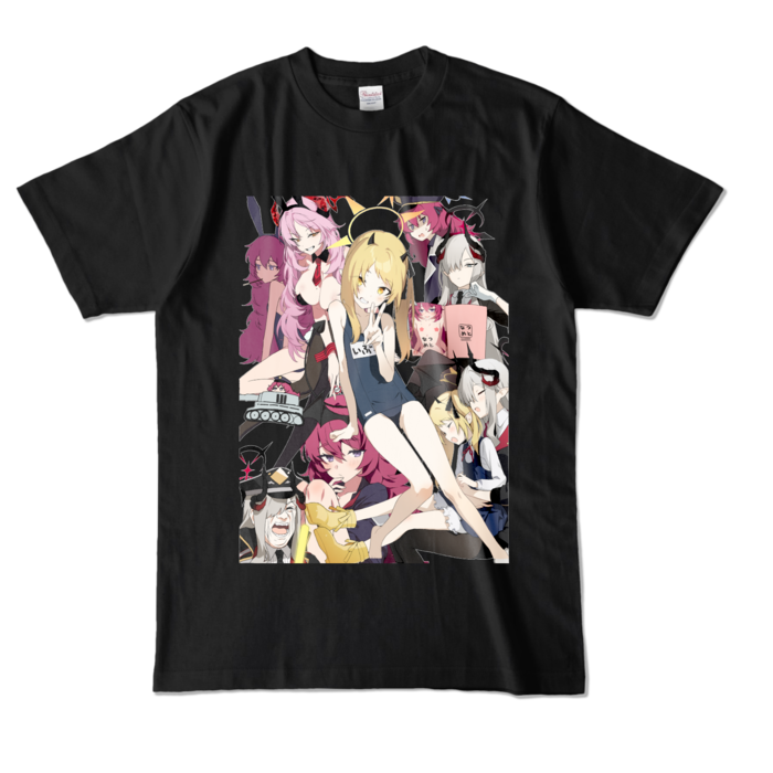 カラーTシャツ - L - ブラック (濃色)