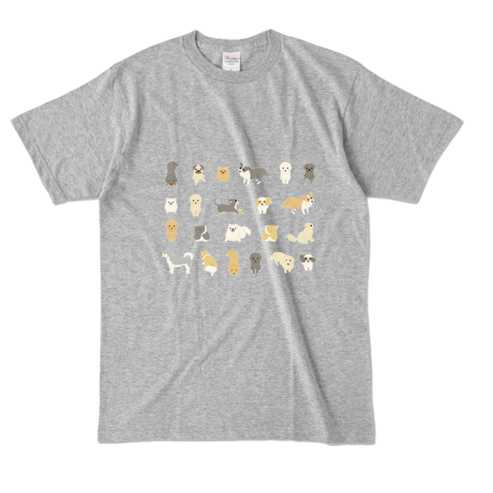 カラーTシャツ　灰　L
