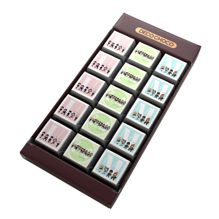 DECOチョコ - 列ごとにデザイン