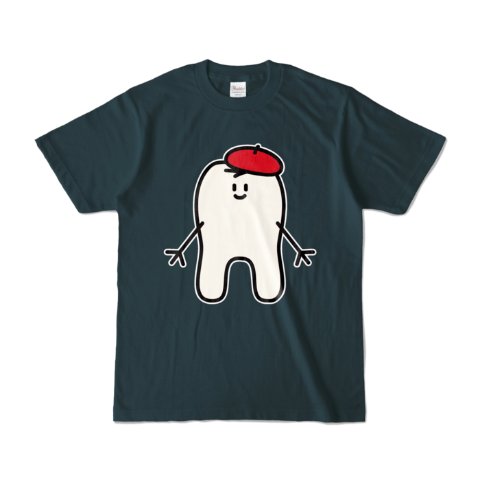 カラーTシャツ - S - デニム (濃色)