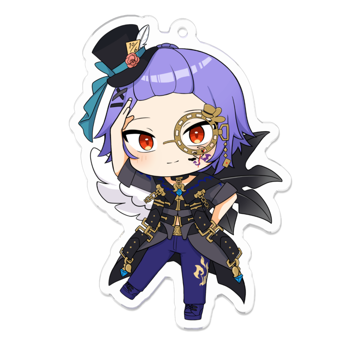 アクリルキーホルダー - 70 x 70 (mm)