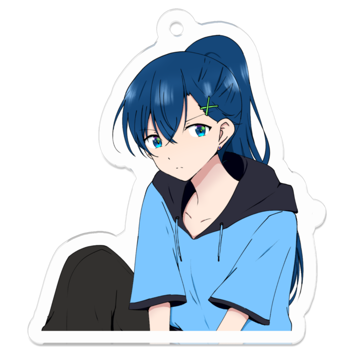 アクリルキーホルダー（コーティング） - 50 x 50 (mm)