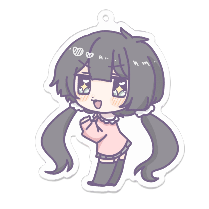 アクリルキーホルダー - 70 x 70 (mm)