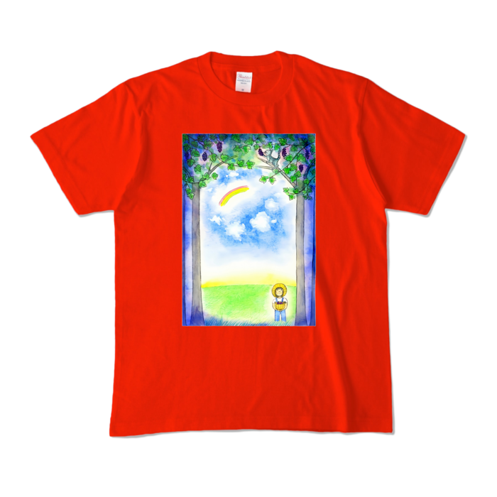カラーTシャツ - M - レッド (濃色)