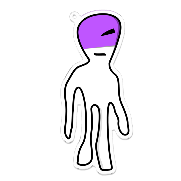 アクリルキーホルダー(コーティング) - 100 x 100 (mm)