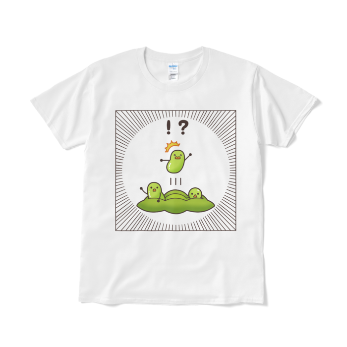 Tシャツ短納期（白）　カラーver　L