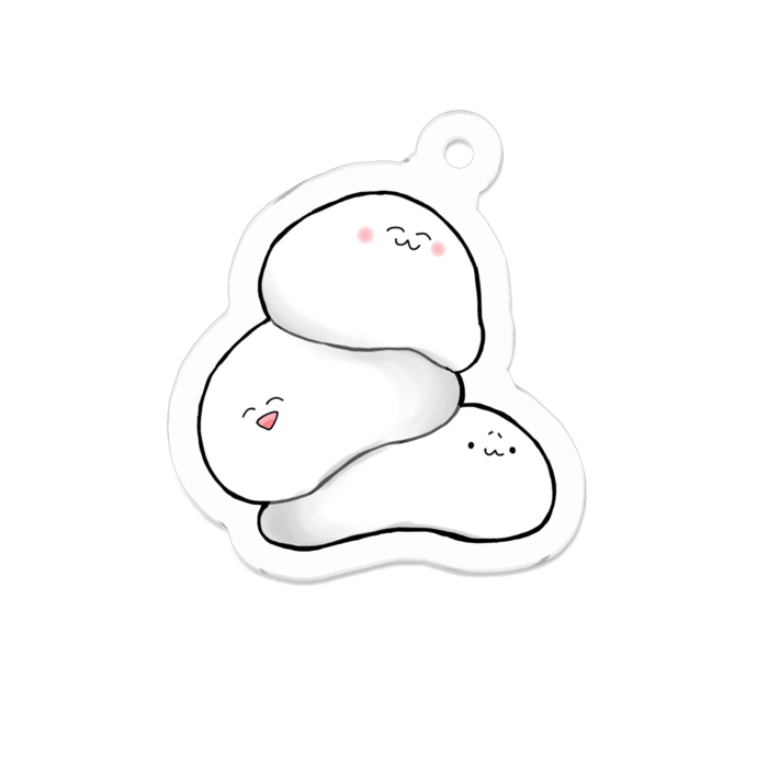 アクリルキーホルダー - 50 x 50 (mm)