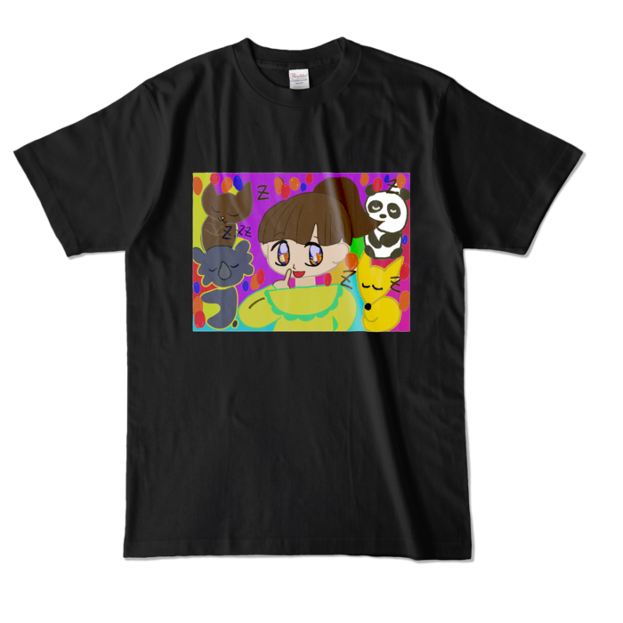 カラーTシャツ - L - ブラック (濃色)