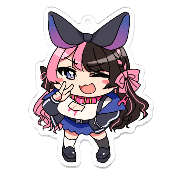 アクリルキーホルダー（コーティング） - 70 x 70 (mm)