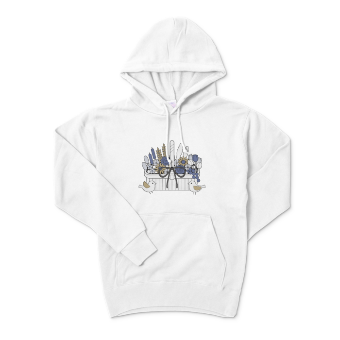 プルパーカーA　白色　S