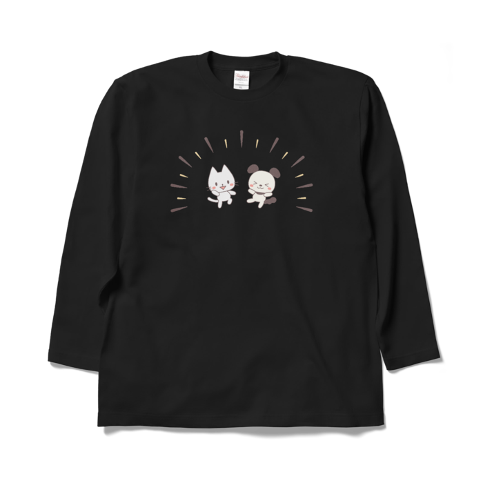 ロングスリーブTシャツ　黒色　XL