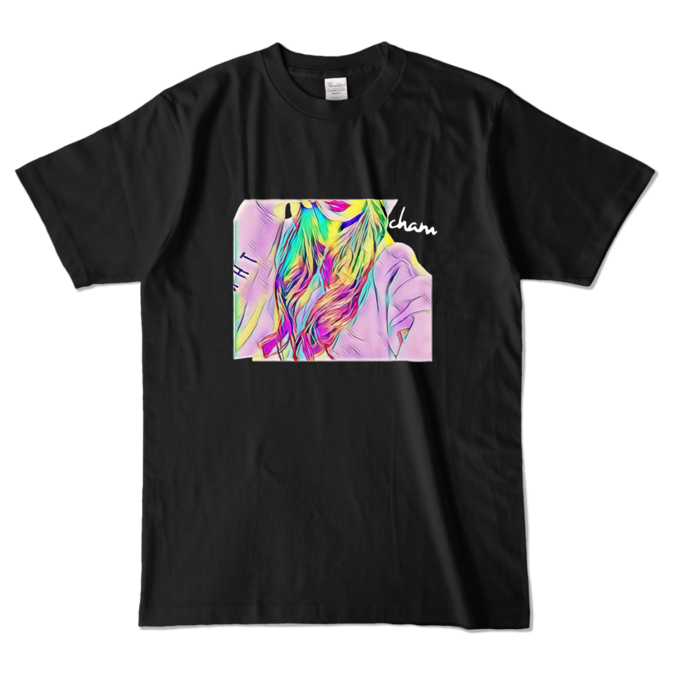 カラーTシャツ - L - ブラック (濃色)