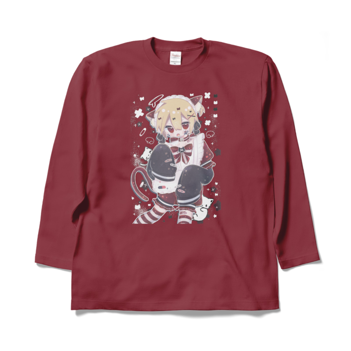ロングスリーブTシャツ - XL - バーガンディ