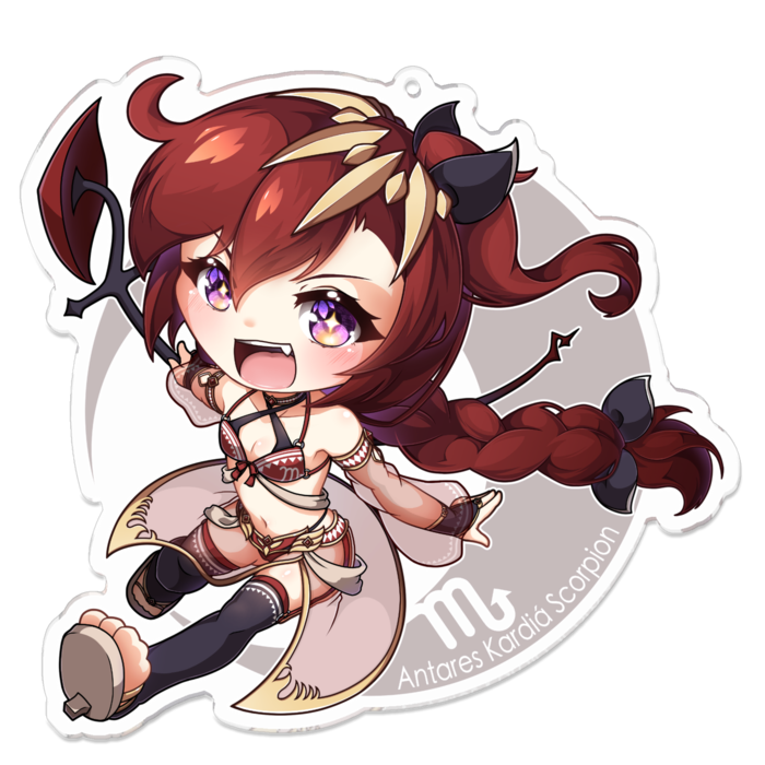 アクリルキーホルダー - 100 x 100 (mm)