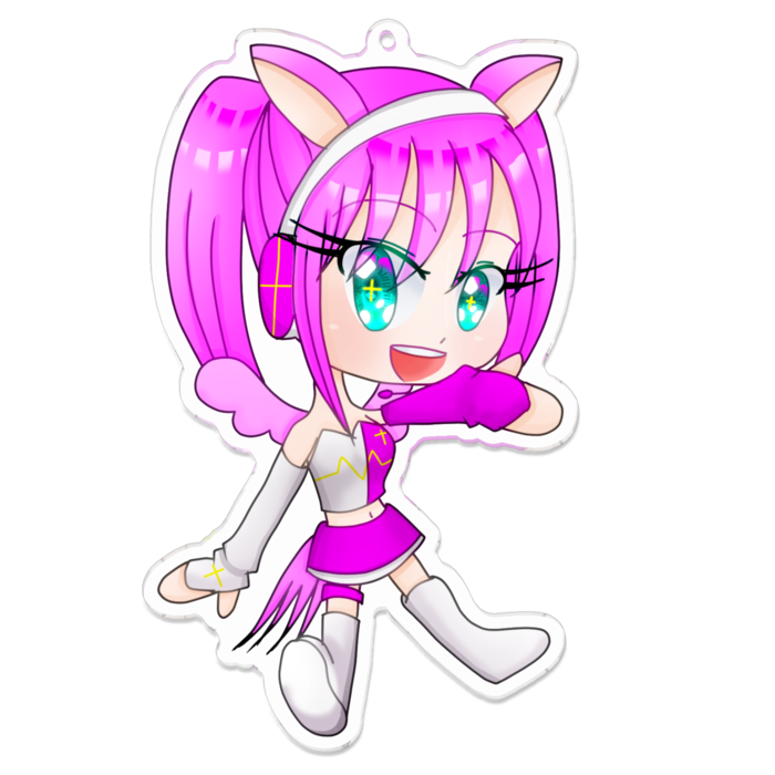 アクリルキーホルダー - 100 x 100 (mm)