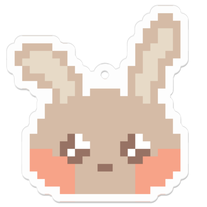 アクリルキーホルダー - 50 x 50 (mm)