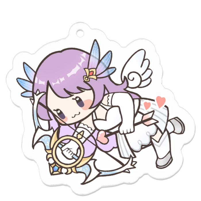 アクリルキーホルダー - 50 x 50 (mm)