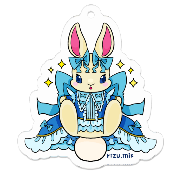 アクリルキーホルダー - 50 x 50 (mm)