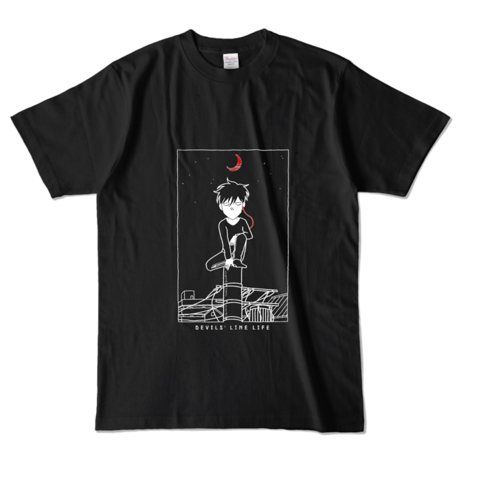 カラーTシャツ - L - ブラック (濃色)