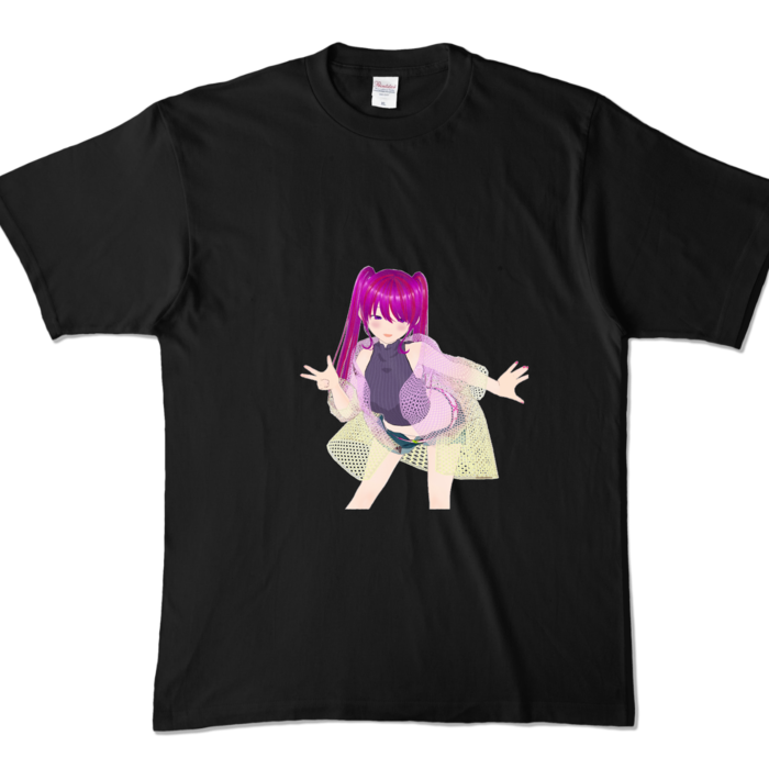 カラーTシャツ - XL - ブラック (濃色)