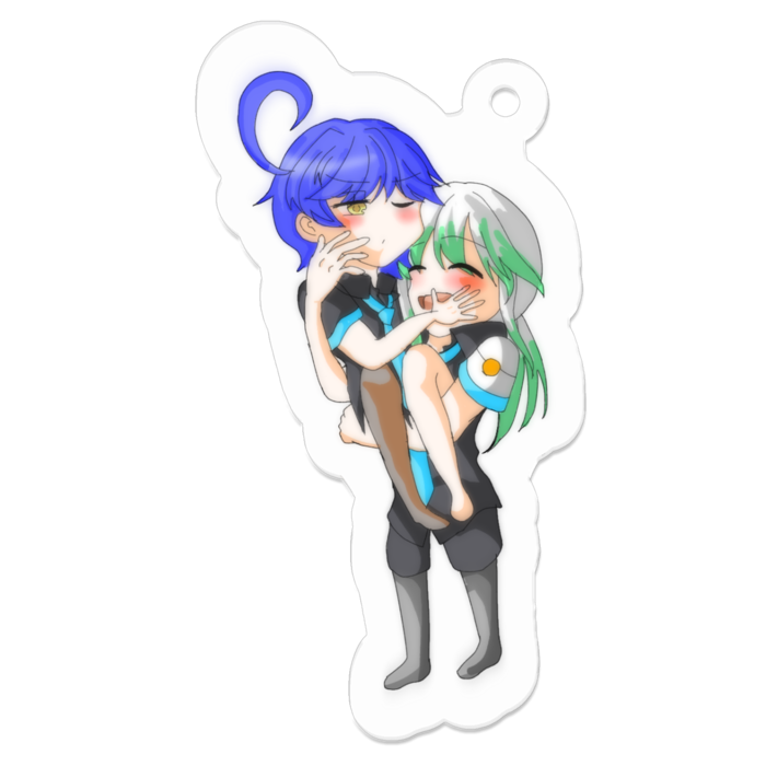アクリルキーホルダー - 50 x 50 (mm)
