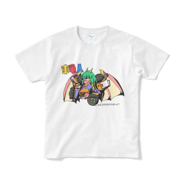 Tシャツ（プリント大） - S - ホワイト
