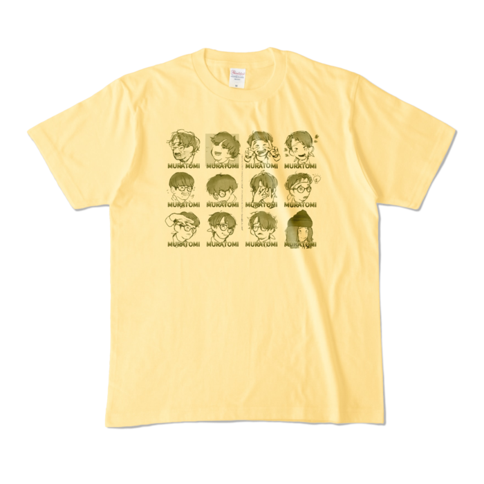 🌻カラーTシャツ - M - ライトイエロー (淡色)