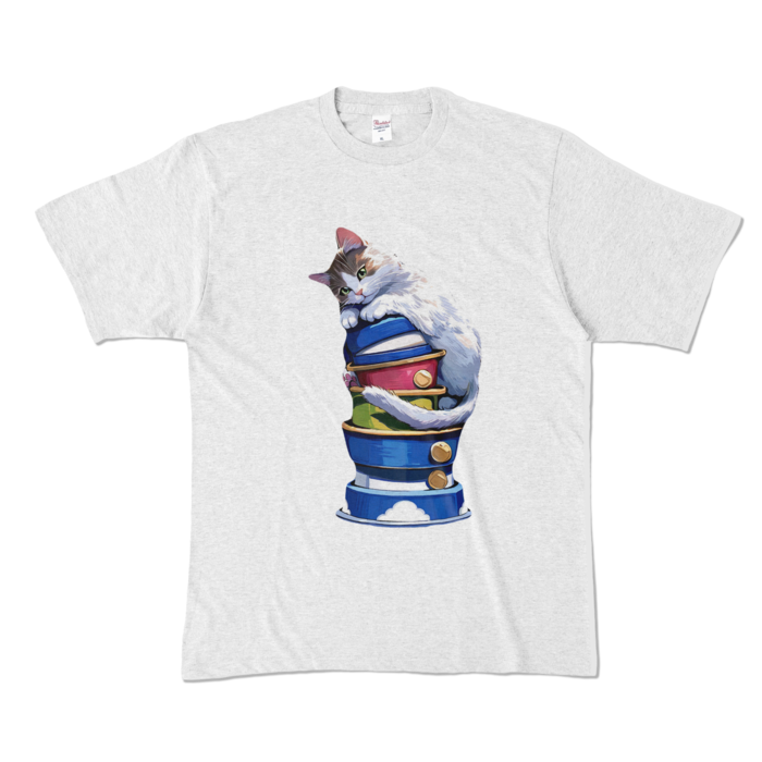 カラーTシャツ - XL - アッシュ （淡色）