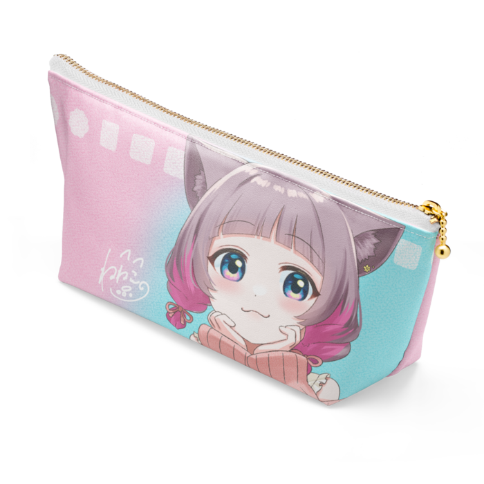 ポーチ - 長さ21.5cm / 高さ10cm - ホワイト