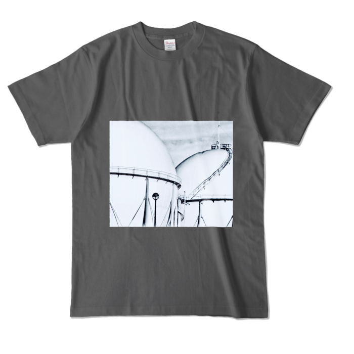カラーTシャツ - L - チャコール (濃色)