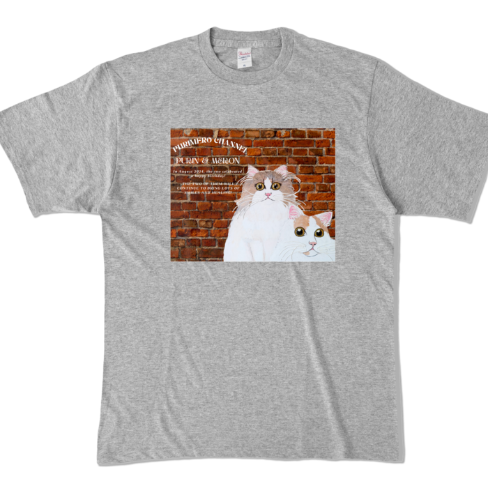 カラーTシャツ - XL - 杢グレー (濃色)