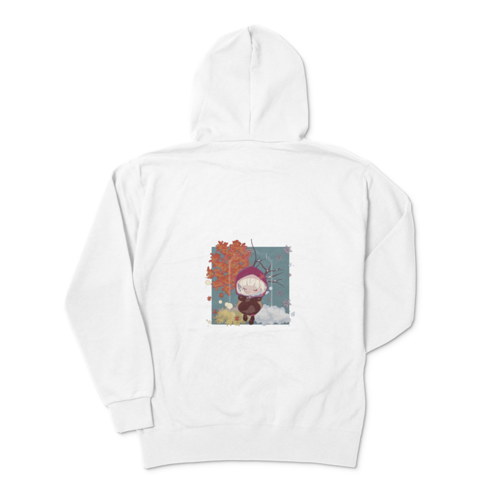 ジップパーカー - XL - ホワイト