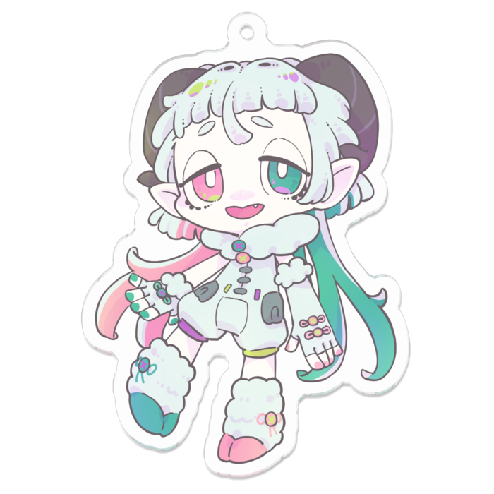 アクリルキーホルダー - 70 x 70 (mm)
