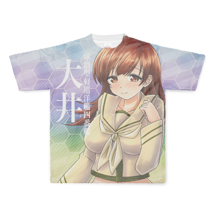 フルグラフィックTシャツ - L - 正面印刷のみ