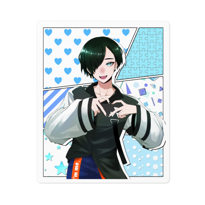 ステッカー - 100 x 100 (mm)