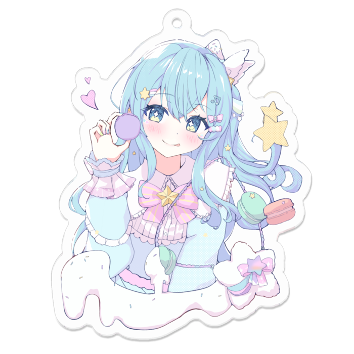 アクリルキーホルダー - 70 x 70 (mm)