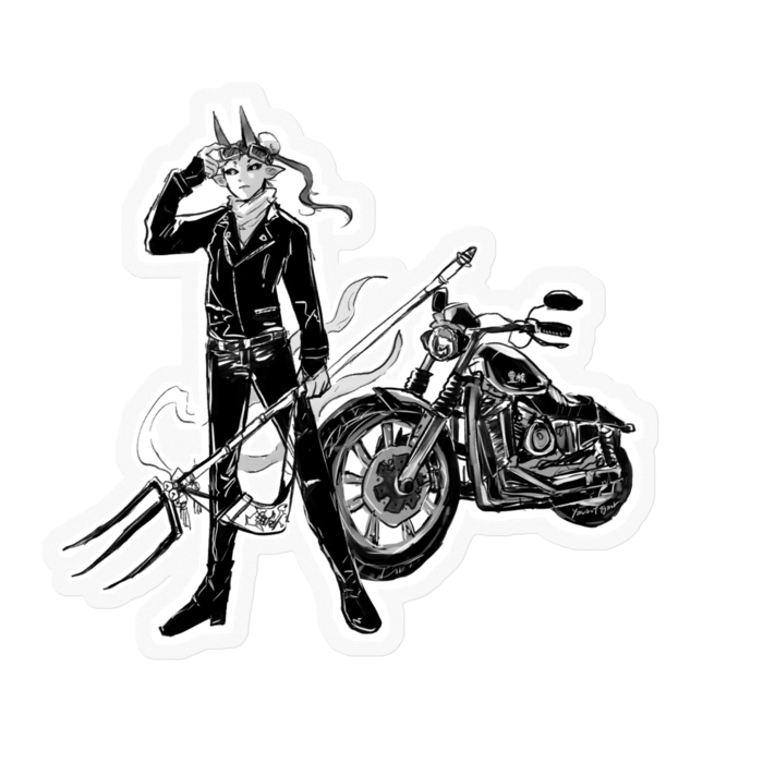 ステッカー - 100 x 100 (mm)