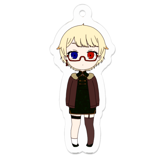 アクリルキーホルダー - 50 x 50 (mm)