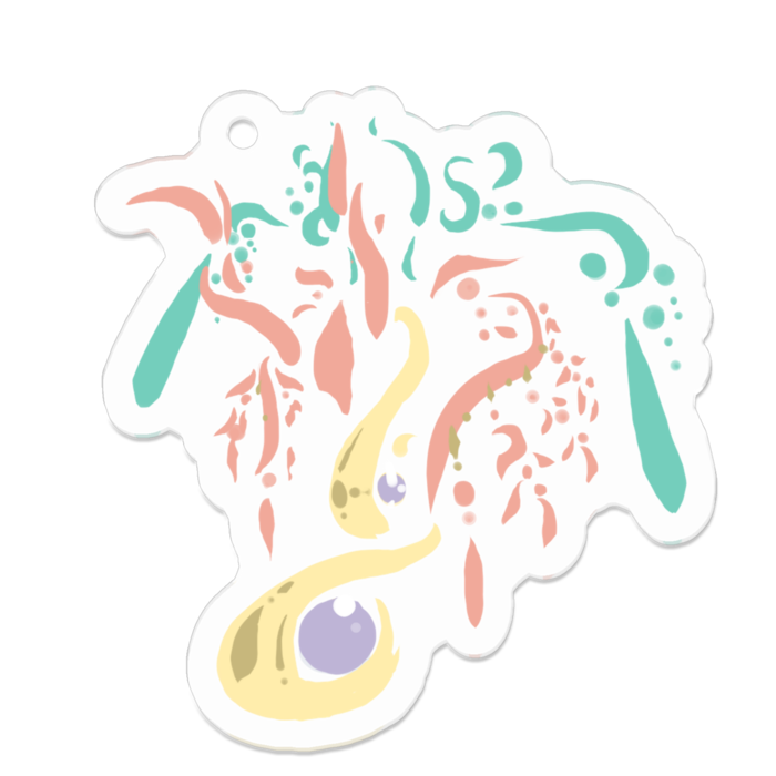 アクリルキーホルダー - 50 x 50 (mm)