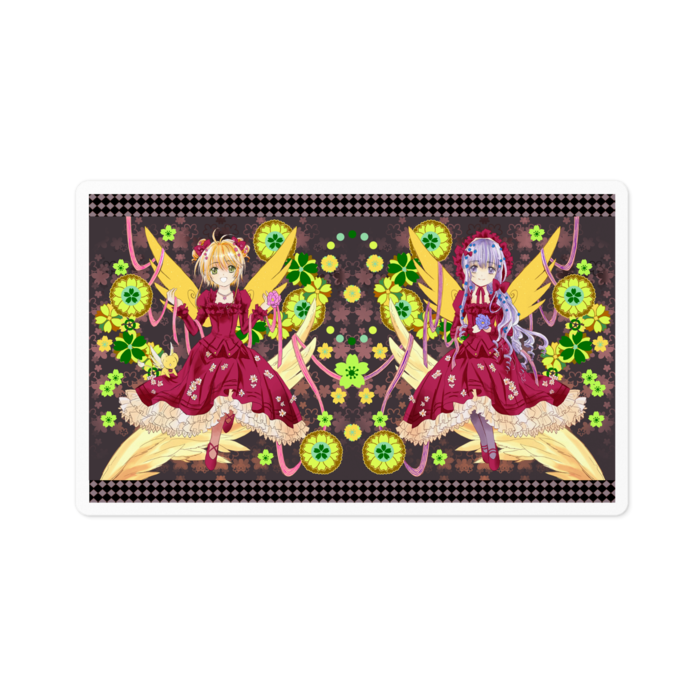 ステッカー - 100 x 100 (mm)ホワイト