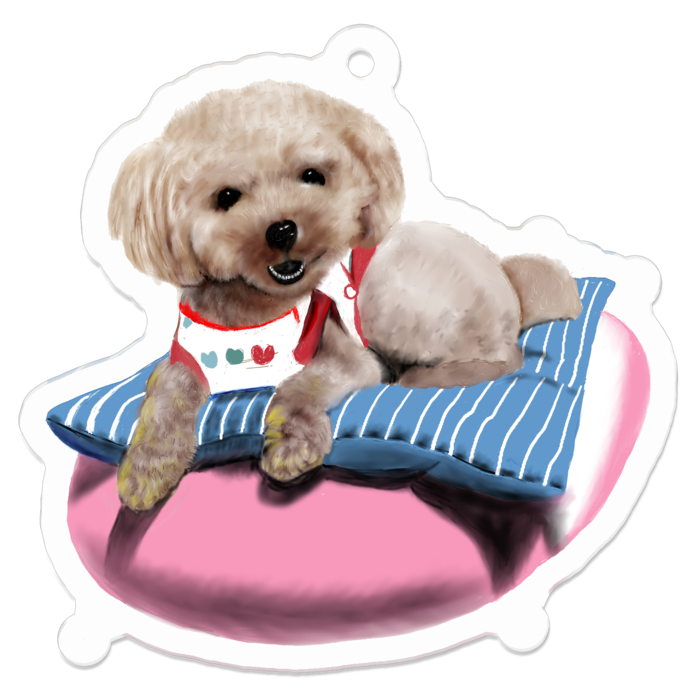 アクリルキーホルダー - 50 x 50 (mm)