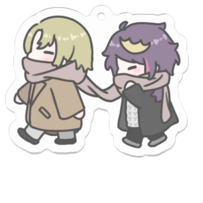 単体:アクリルキーホルダー - 50 x 50 (mm)