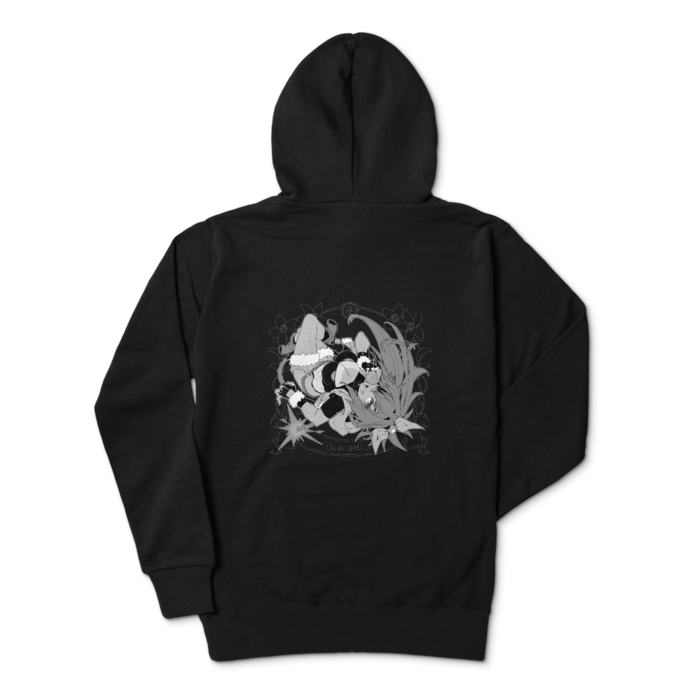 ジップパーカー - L - ブラック