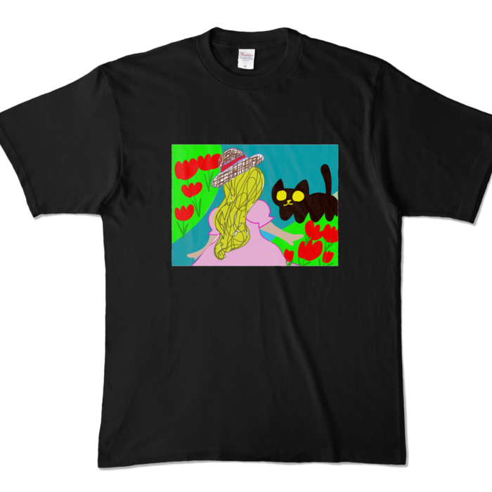 カラーTシャツ - XL - ブラック (濃色)