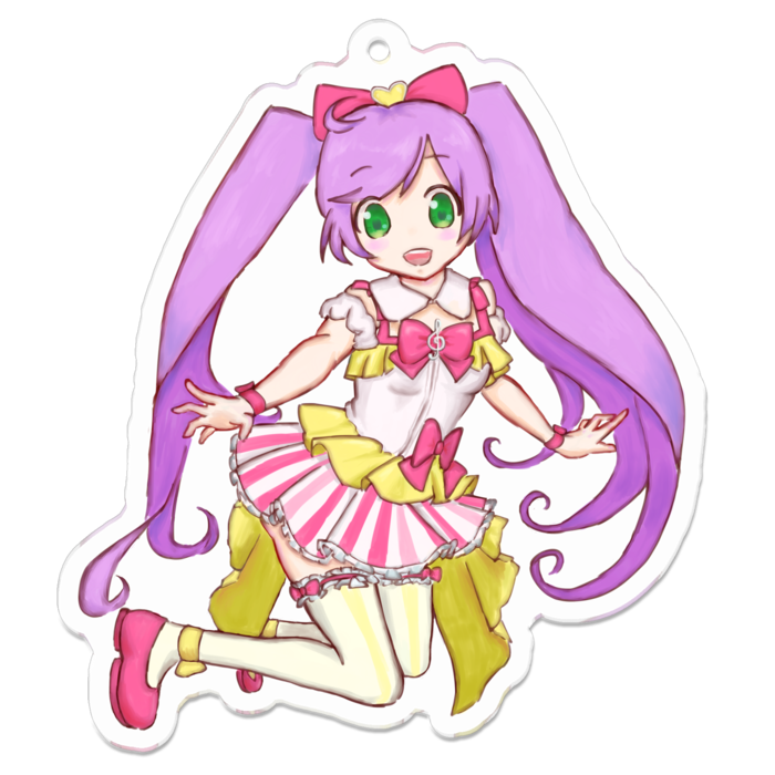 アクリルキーホルダー - 70 x 70 (mm)