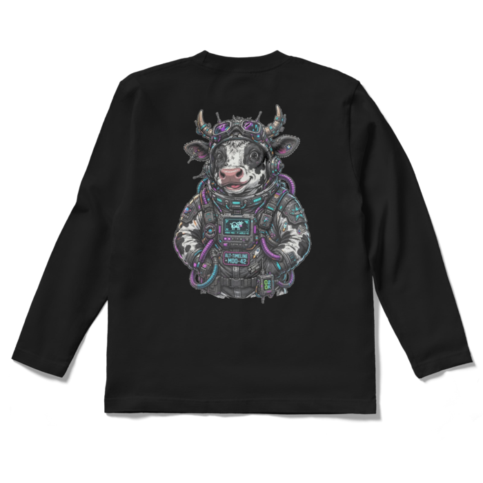 ロングスリーブTシャツ - S - ブラック(1)