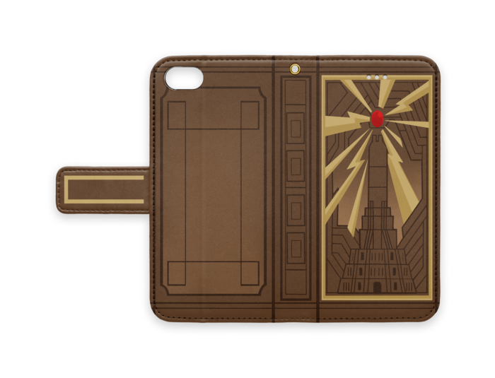 手帳型iPhoneケース - iPhone7 - ストラップ穴 あり