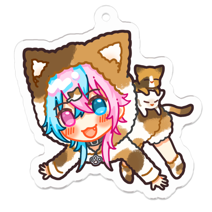 アクリルキーホルダー - 50 x 50 (mm)