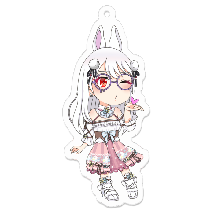 アクリルキーホルダー - 70 x 70 (mm)