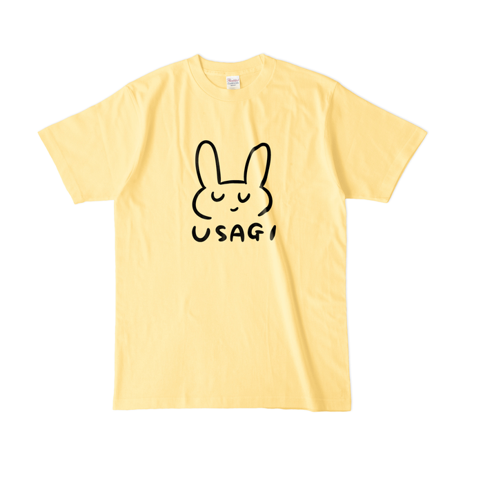カラーTシャツ(淡色) - L - ライトイエロー